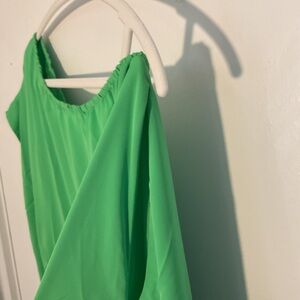 Elegant Green Maxi Dress